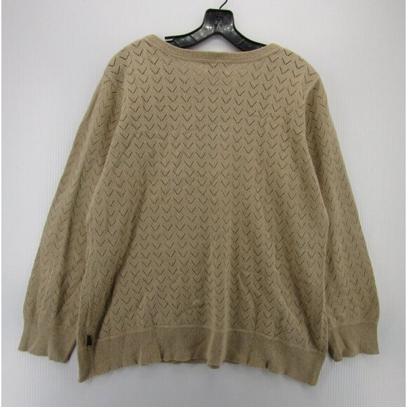 Woolrich Sweater XL Pullover Crewneck Casual Logo Breathable Knit - Picture 6 of 11